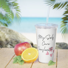 Load image into Gallery viewer, Copy of Copy of Plastic Tumbler with Straw