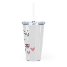 Load image into Gallery viewer, Copy of Copy of Plastic Tumbler with Straw